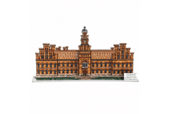 Набір для вишивки нитками на пластиковій основі «Чернівці. Резиденція ЧНУ» FLX-160